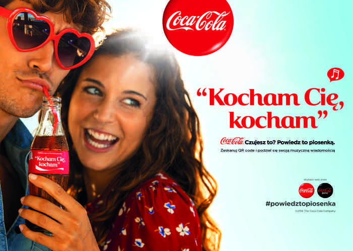 Nowa Piosenka Z Reklamy Coca Coli „Powiedz to piosenką” - cytaty z piosenek na opakowaniach Coca-Coli (wideo)
